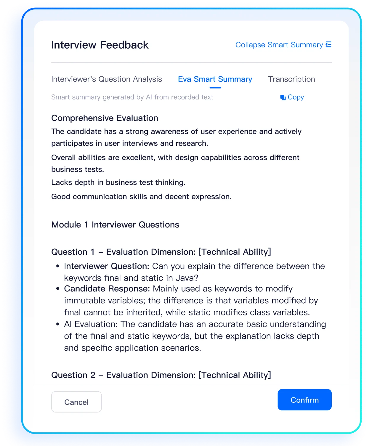 Moka AI Interview Summary