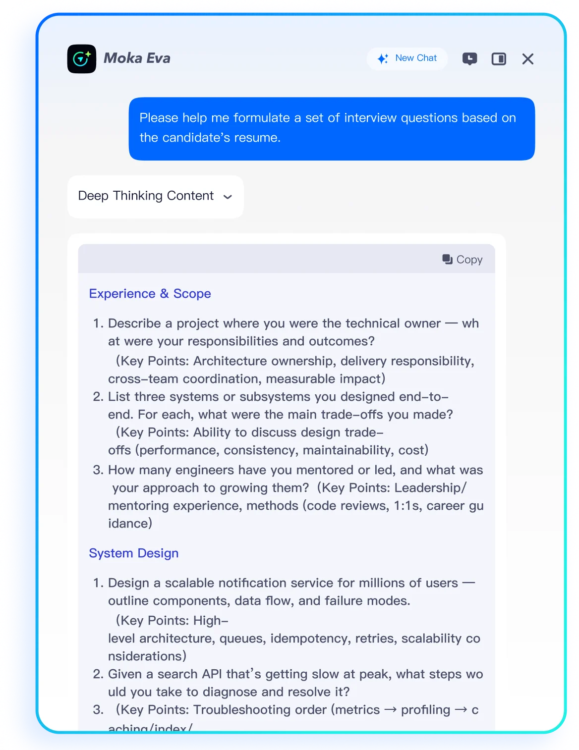 Moka AI Interview Questions